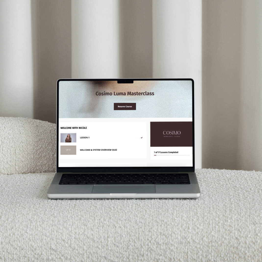 Cosimo Luma Digital Masterclass Certification (No Kit Included)